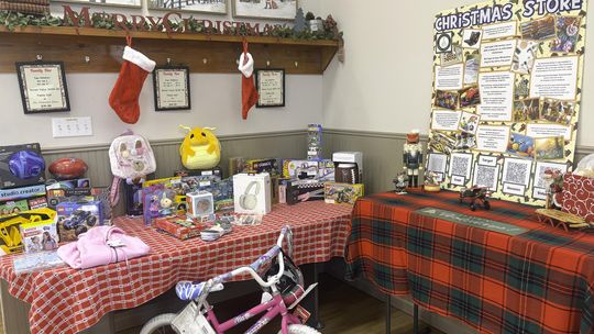 Photo by Teresa Kendrick Barnabas Connection gives visitors a glimpse of the items available in the Christmas Store.