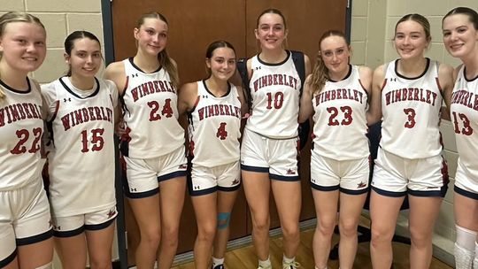 Photo submitted by WISD The Lady Texans won their first games of the season at the Navarro Tournament, winning the Copper Bracket. Wimberley will look to add on to their win total at the Fairfield Tournament. 