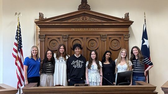 PEC Youth Tour delegates engage with government