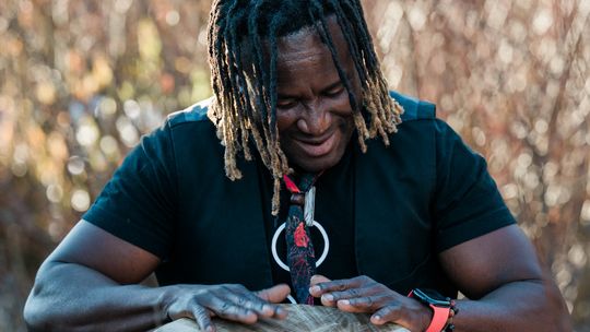 Performance, drum circle with Manas Itene at Unity, Oct. 25