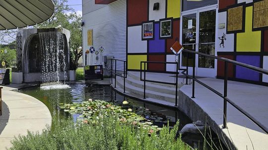 Submitted Photo Between Wimberley and San Marcos, Silo Glass is the largest fused-glass studio in Central Texas.
