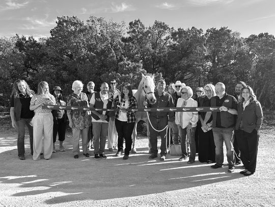 A RIBBON CUTTING FOR THE NEW WIMBERLEY