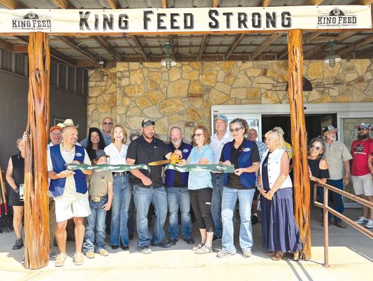 A RIBBON CUTTING WAS HELD