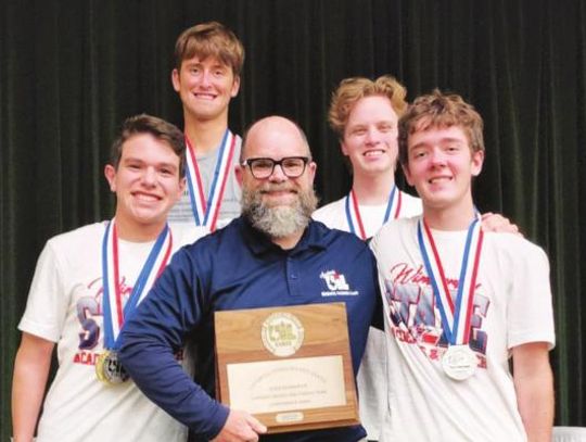 Academic state championship, two teams finish with medals