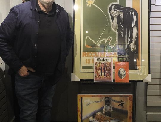 Submitted Photo Michael Miller, author of the book “Red, White and Green,” will give a talk on vintage Mexican art and culture at the Art on 12 gallery.