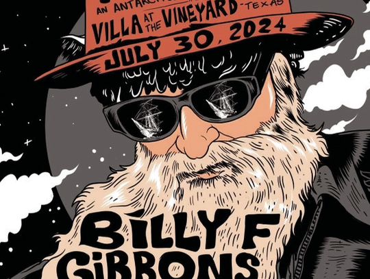 Billy F Gibbons of ZZ Top fame performs for Bursiel’s Antarctica adventure