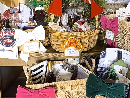 Chamber raffles holiday baskets