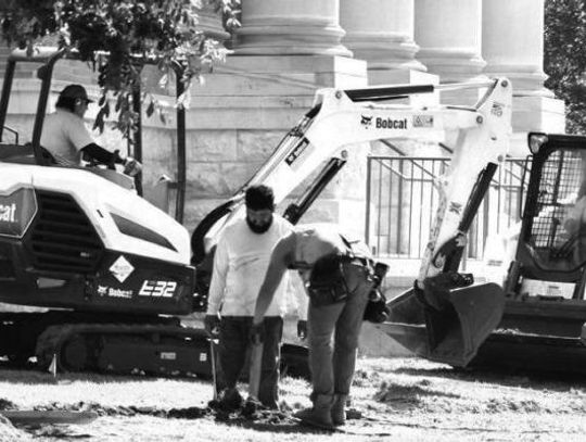 Courthouse grounds getting needed facelift