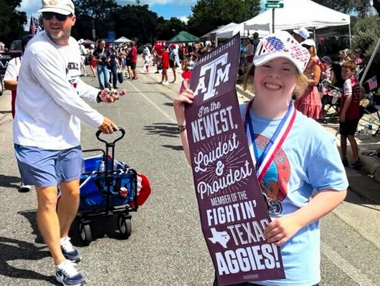 Determined student gains entry to A&M
