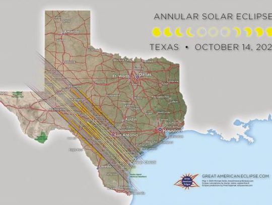 Eclipse to dim Texas skies