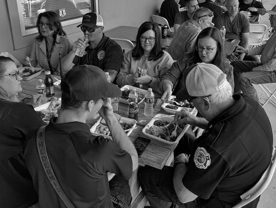 Emergency Responders treated with thank you lunch