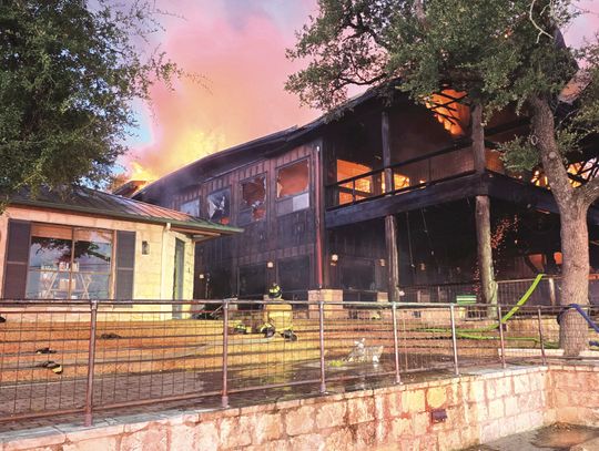 Fire burns Savage’s Bar