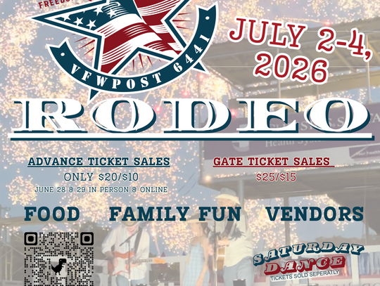Getting ready to rodeo July 2, 3, 4
