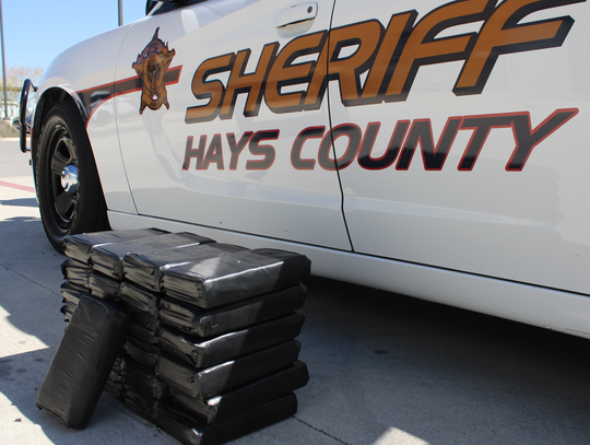 Submitted Photo Twenty-five kilos of cocaine seized during traffic stop in Kyle.
