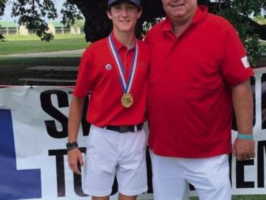 Junior wins state golf title, team finishes fourth