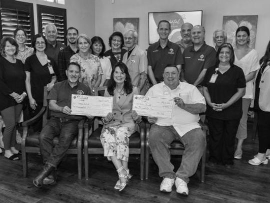 Knights of Clumbus donate money for ultrasound machine