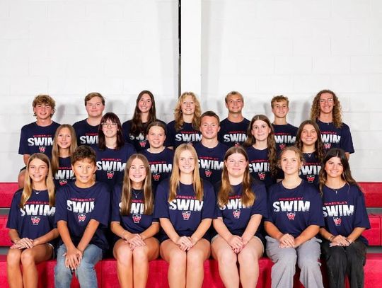 Photo by Mercedes Salinas Lady Texan swimmers make school history as District Champs.