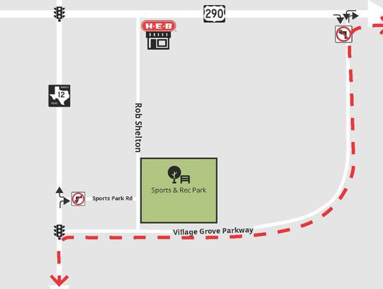 New road opens to relieve Hwy 290, RR12 intersection traffic