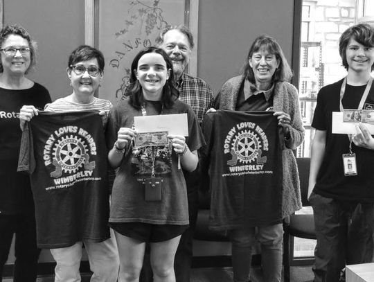 Rotary Loves Readers contest awards two students for film scripts