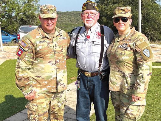 Service at Veterans Memorial Plaza remembers those who served