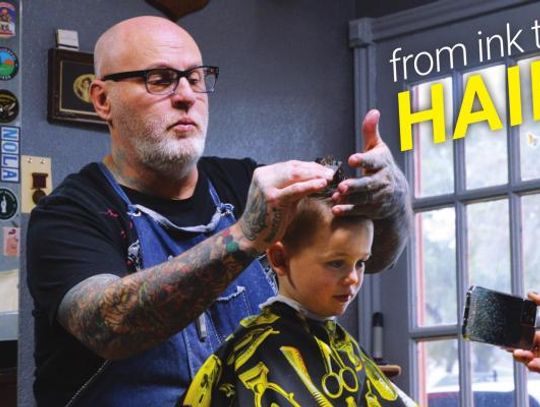 Tattoo artist turns to styling fresh cuts