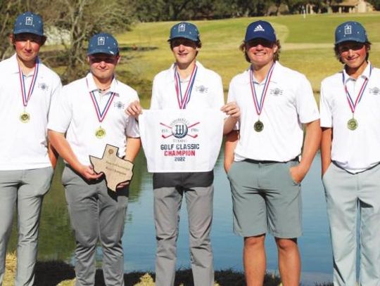 Team, individual medals for Texan golf