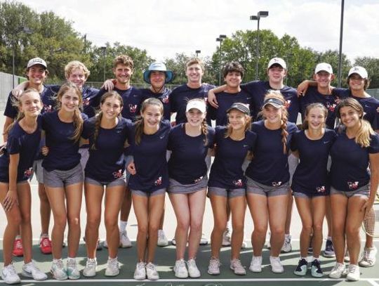 Team Tennis wins Area Championship