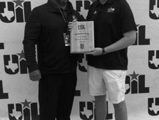 Texan coach awarded Coach of the Year