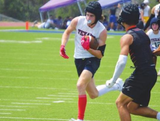 Texan football 7-on-7 competes in home tournament