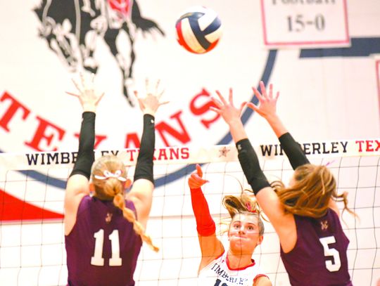 Texan Volleyball split with a loss and a win