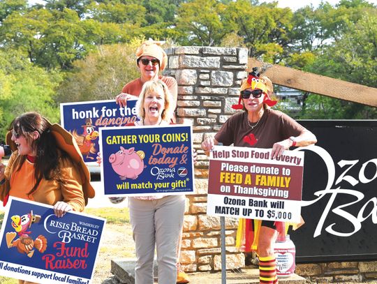 Turkeys on 12 collect for Crisis Bread Basket