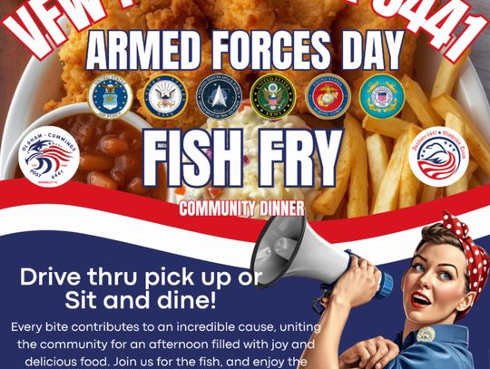 VFW celebrates Armed Forces Day with free Fish Fry, May 17