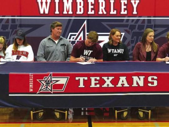 WHS athletes sign with area colleges