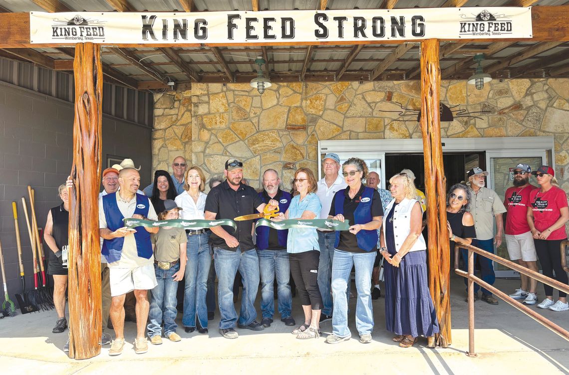 A RIBBON CUTTING WAS HELD