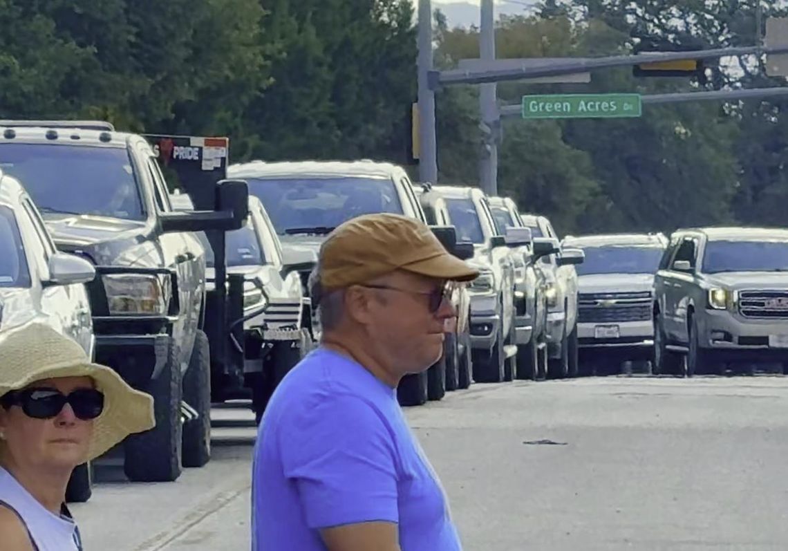 Are tourists loving Wimberley to death? Photo by Gale Wiley Tourism and Traffic in Wimberley.