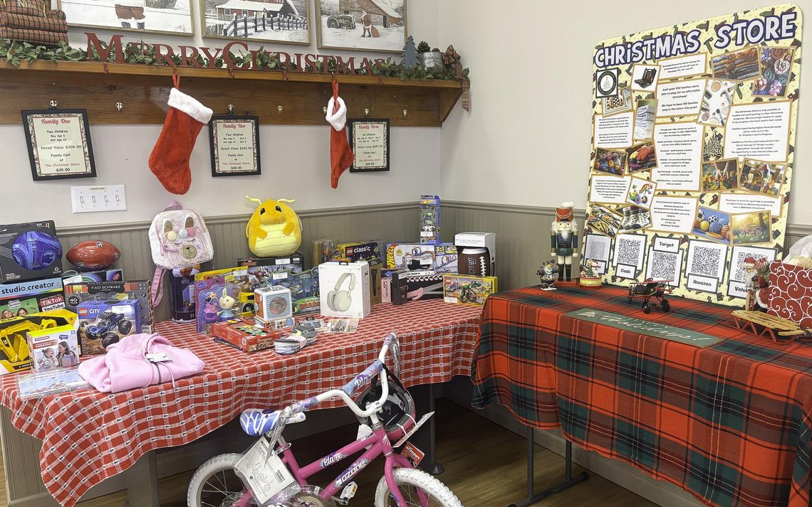 Barnabas Connection holds open house Photo by Teresa Kendrick Barnabas Connection gives visitors a glimpse of the items available in the Christmas Store.