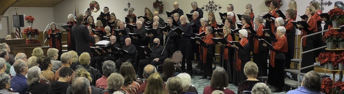 Chorus lights the fire with song Chorus lights the fire with song