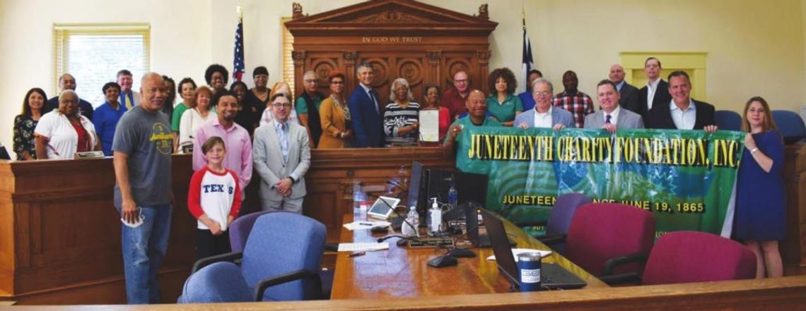 Court recognizes month long Juneteenth celebration