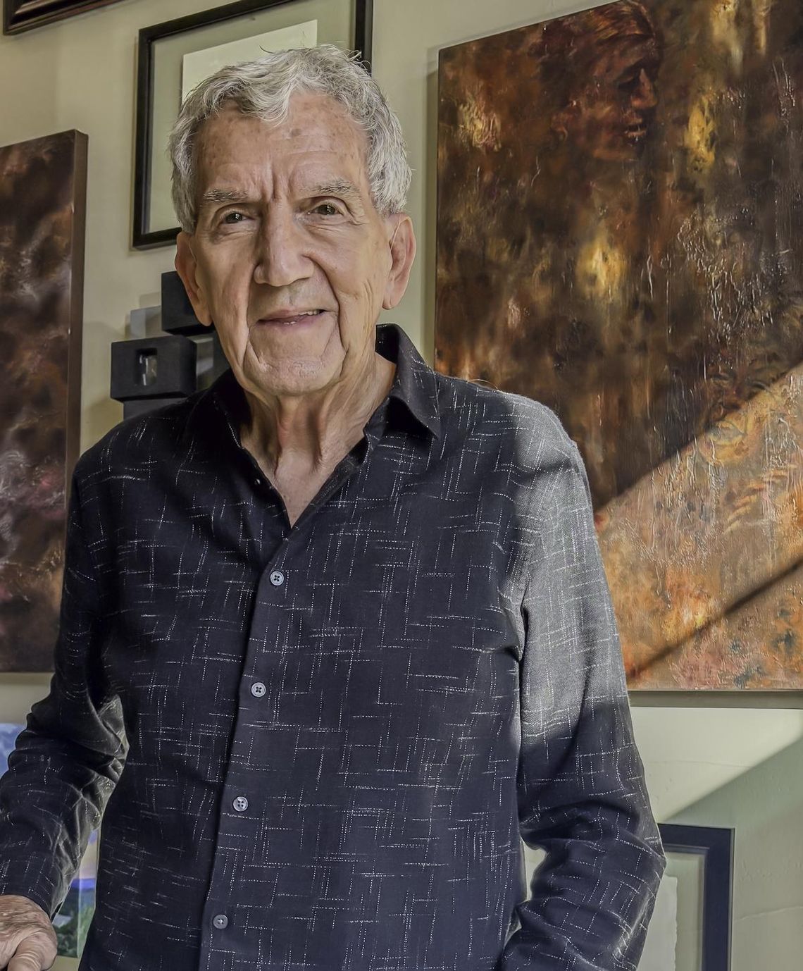 Danny Jones Artist and instructor Danny Jones in his home in Woodcreek. Photo by Teresa Kendrick