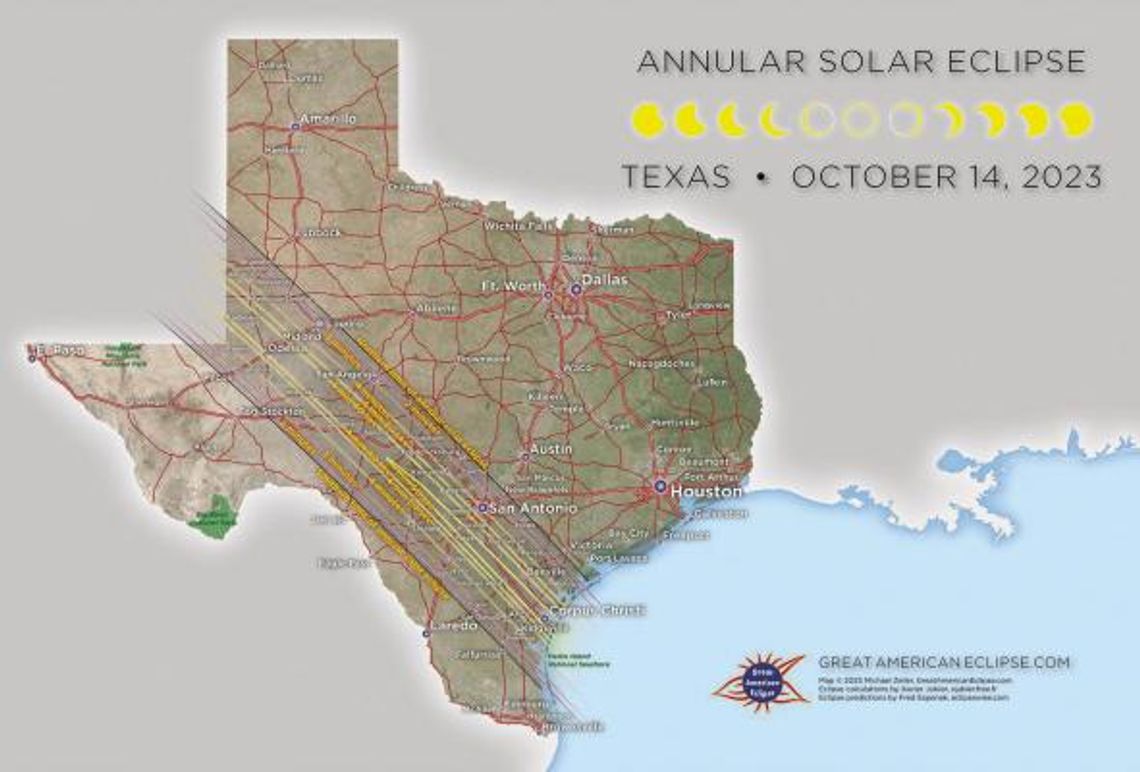 Eclipse to dim Texas skies