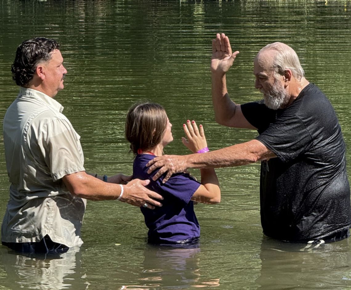 Finding faith, fellowship at Cypress Falls baptism