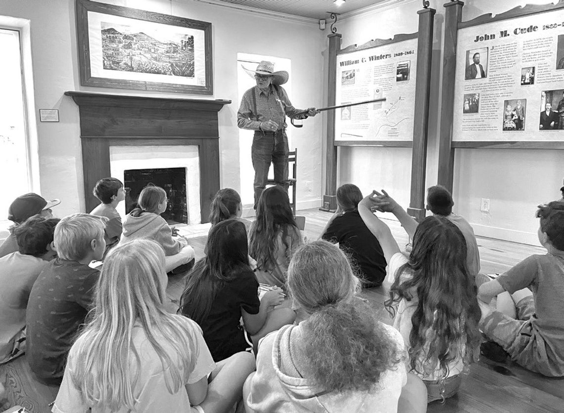 Fourth graders step back in time at the Wimberley Institute of Cultures