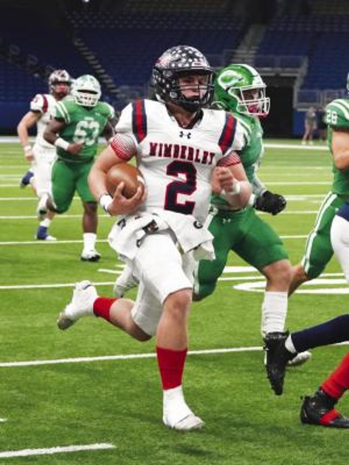 Gobblers plucked, Texans statebound