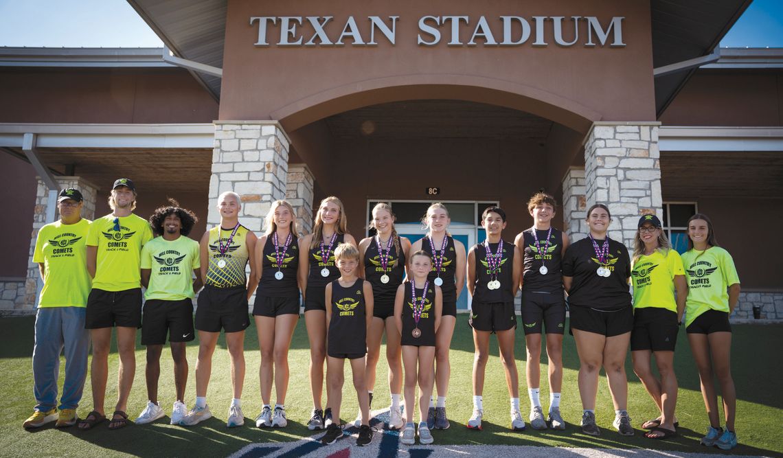 Hill Country Comets to compete in national and state track meets