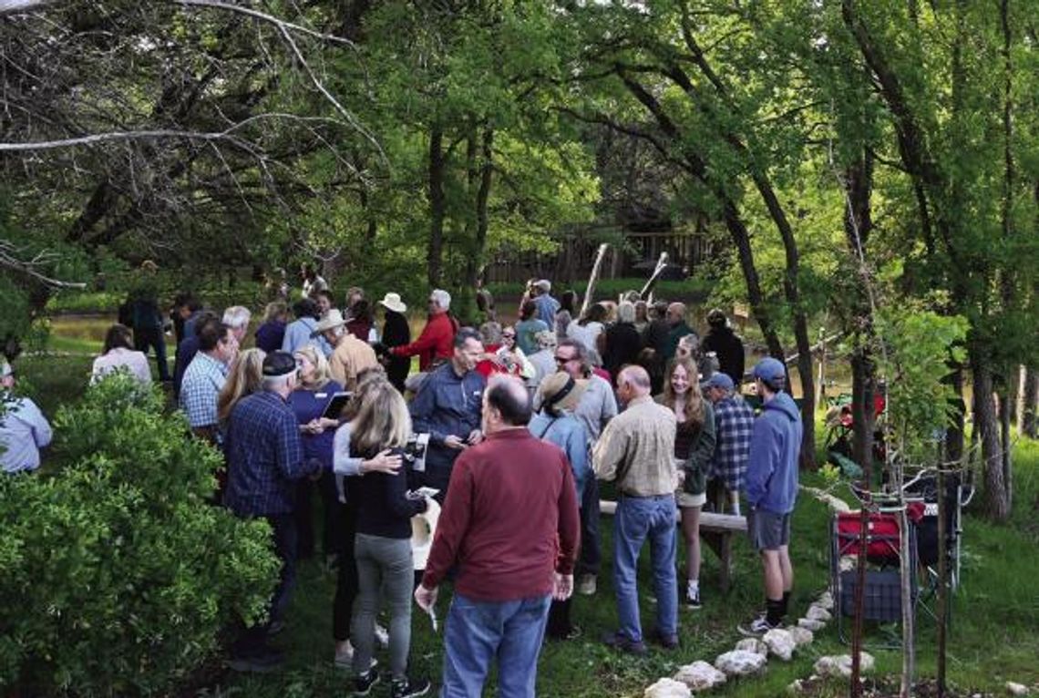 Jerry Lunow Wetlands dedicated in Wimberley