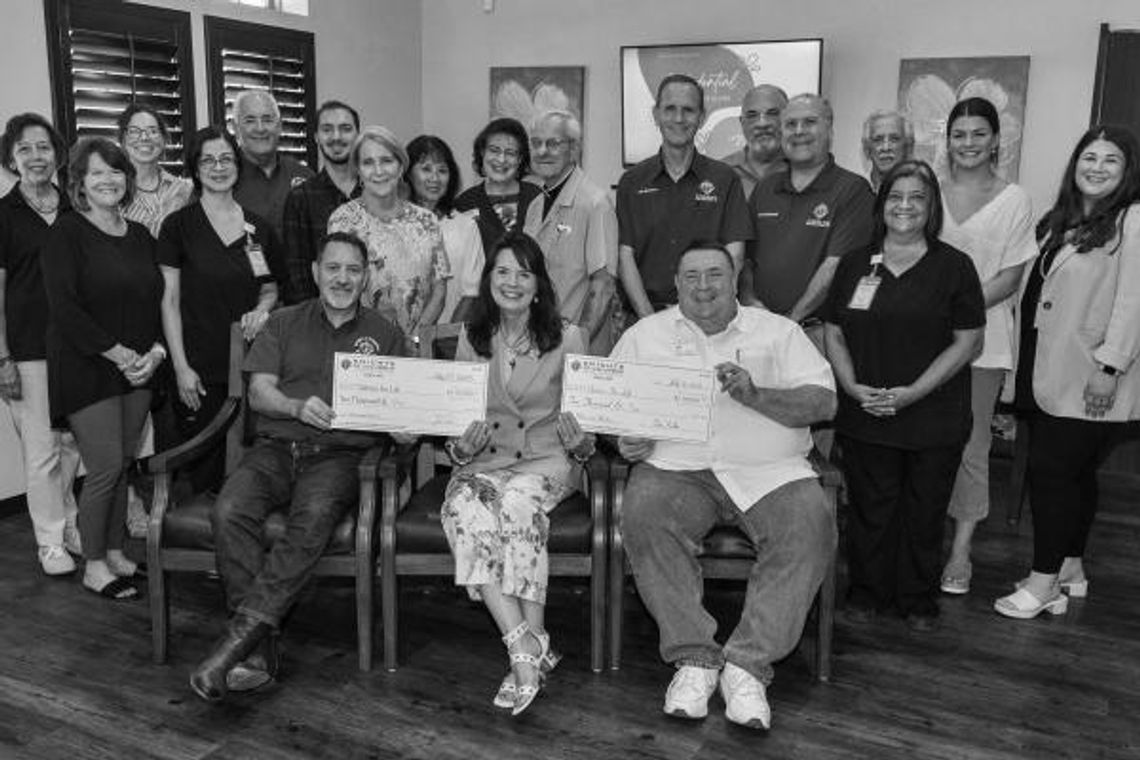 Knights of Clumbus donate money for ultrasound machine