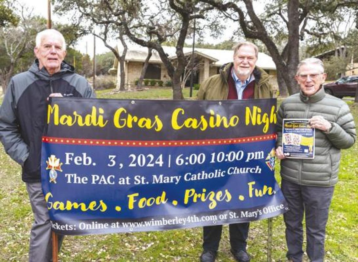 Knights Prepare for Casino Night on February 3