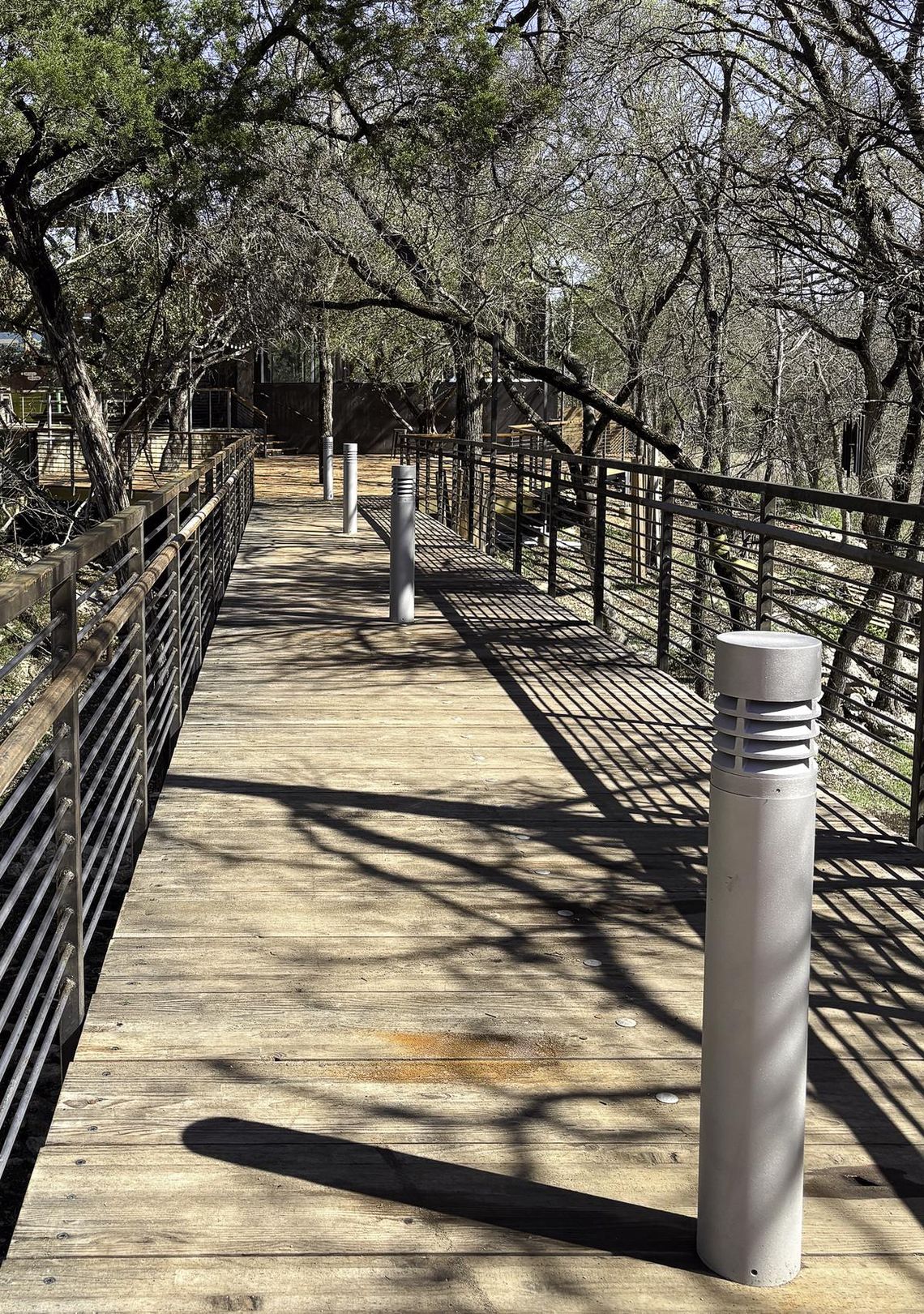 A newly completed bridge spans a portion of the Cypress Creek watershed. Photo by Teresa Kendrick