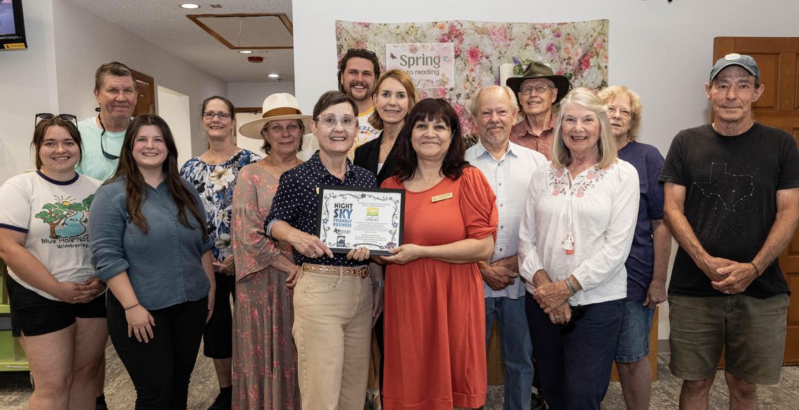 Library earns Night Sky award
