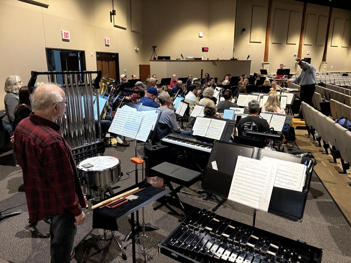 Photo by Dan Stephens Hill country Community Band performs “Gypsy Dances” February 22.